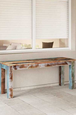 vidaXL 243454 - Banc 110x35x45 cm Bois de récupération massif