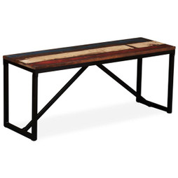 vidaXL 244901 - Banc 110 x 35 x 45 cm Bois de récupération massif
