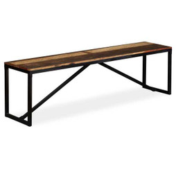 vidaXL 244903 - Banc Bois de récupération massif 160 x 35 x 45 cm