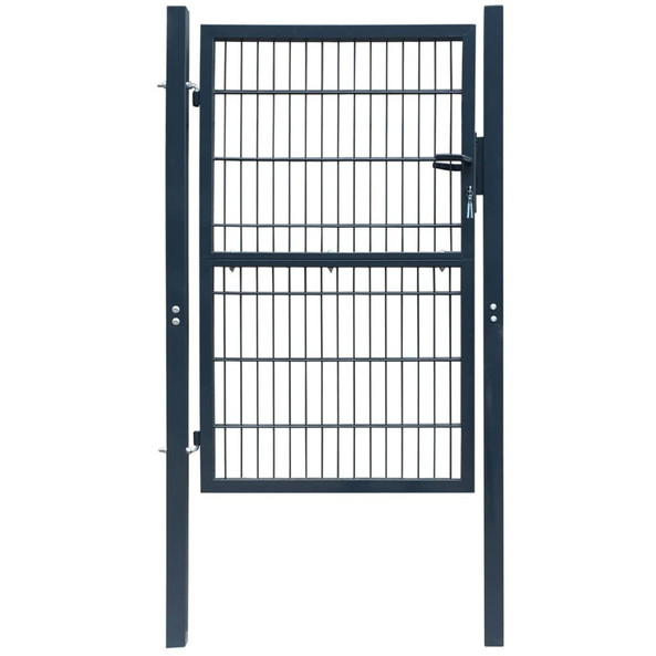 vidaXL 141742 - Portillon 2D (simple) anthracite 106x170 cm