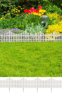 vidaXL 41227 - Bordure de pelouse 17 pcs / 10 m