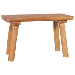 vidaXL 288816 - Banc de jardin 80 cm Bois de teck massif