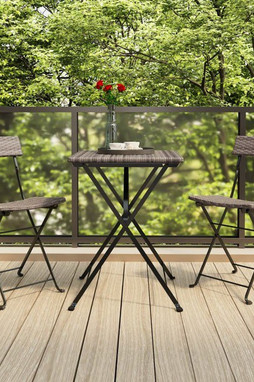vidaXL 319988 - Folding Bistro Chairs 2 pcs Poly Rattan and Steel