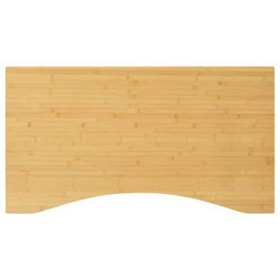 vidaXL 352744 - Desk Top 100x60x2.5 cm Bamboo
