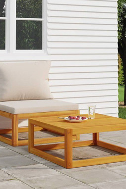 vidaXL 360024 - Coffee Table 68x68x29 cm Solid Acacia Wood