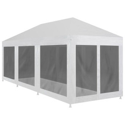 vidaXL 45111 - Tente de réception avec 8 parois en maille 9 x 3 m