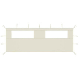 vidaXL 3070413 - Paroi latérale de belvédère avec fenêtres 6x2 m