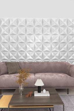 vidaXL 150913 - Panneaux muraux 3D 24 pcs 50x50 cm blanc origami 6 m²