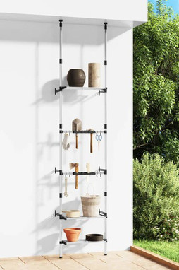 vidaXL 344386 - Support de jardin télescopique à 3 étagères é Aluminium