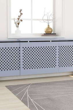 vidaXL 325557 - Cache-radiateur MDF 205 cm