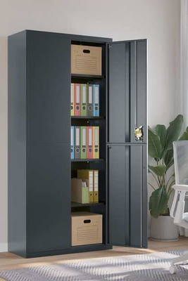 vidaXL 339763 - File Cabinet 90x40x200 cm Steel