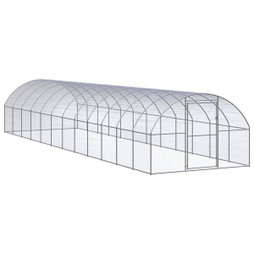 vidaXL 3095468 - Poulailler dextérieur 3x12x2 m Acier galvanisé