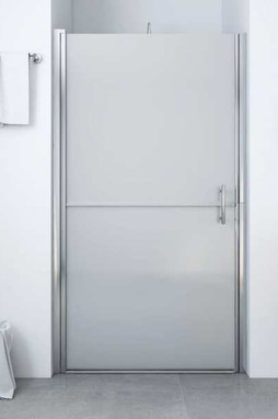 vidaXL 146660 - Shower Door Frost Tempered Glass 100x178 cm