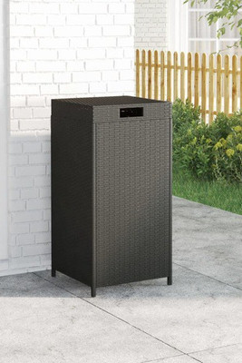 vidaXL 319410 - Trash Bin 40x40x80 cm Poly Rattan