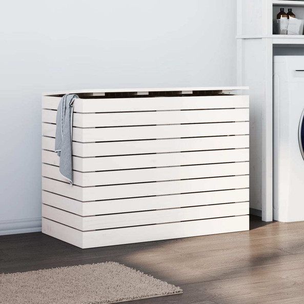 vidaXL 832320 - Laundry Basket 88.5x44x66 cm Solid Wood Pine