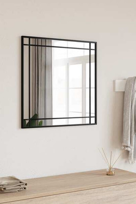 vidaXL 358634 - Wall Mirror 50x50 cm Square Iron