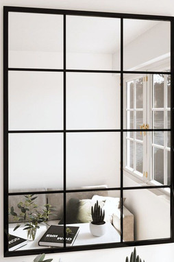 vidaXL 3189033 - Wall Mirrors 3 pcs 80x60 cm Metal