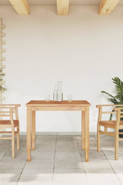 vidaXL 3155759 - 3 Piece Garden Dining Set Solid Wood Teak