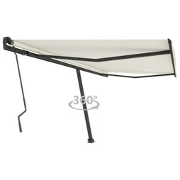 vidaXL 3069737 - Auvent manuel rétractable sur pied 400x300 cm