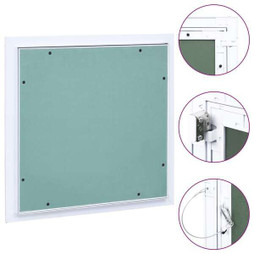 vidaXL 145097 - Panneau daccès Cadre en aluminium plaque de plâtre 200x200 mm