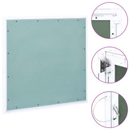 vidaXL 145104 - Panneau daccès Cadre en aluminium plaque de plâtre 700x700 mm