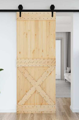 vidaXL 154445 - Porte NARVIK 90x210 cm bois massif de pin