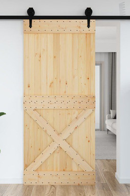 vidaXL 154447 - Porte NARVIK 100x210 cm bois massif de pin