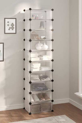 vidaXL 340561 - Shoe Rack 44x32x174 cm PP