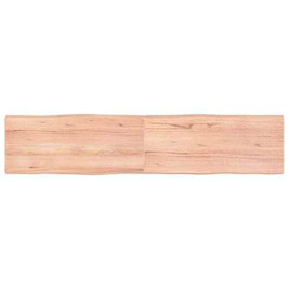 vidaXL 363974 - Table Top Light 180x40x(2-4)cm Treated Solid Wood Live Edge