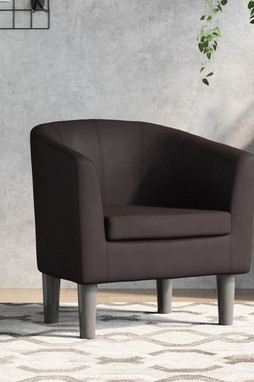 vidaXL 356487 - Fauteuil marron similicuir