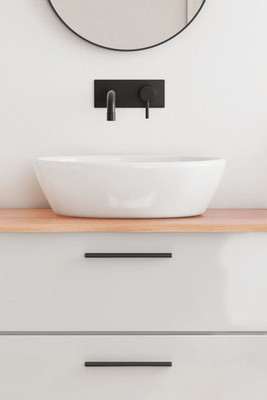vidaXL 3156119 - Bathroom Countertop Light 80x50x2 cm Treated Solid Wood