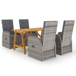 vidaXL 3068765 - Ensemble à manger de jardin 5 pcs