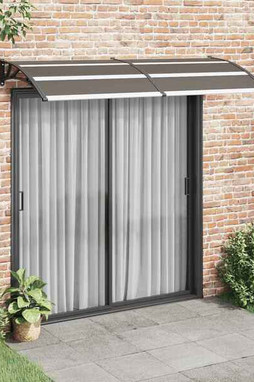 vidaXL 45636 - Auvent de porte 240x100 cm PC