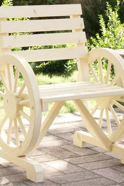 vidaXL 365099 - Chaises de jardin Bois de sapin massif