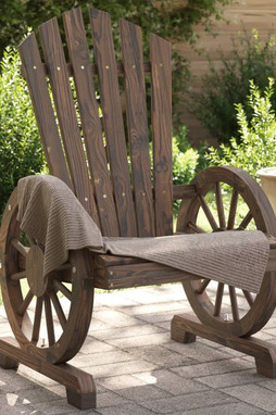vidaXL 365090 - Chaise de jardin Adirondack bois de sapin massif