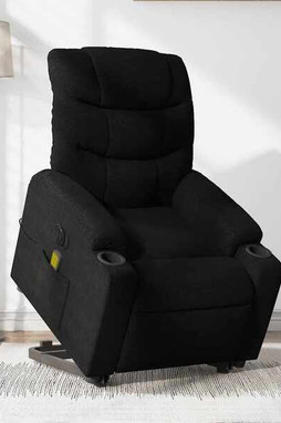 vidaXL 3206932 - Electric Stand up Massage Recliner Chair Fabric