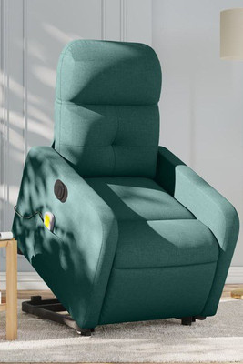 vidaXL 3206953 - Electric Stand up Massage Recliner Chair Dark Fabric