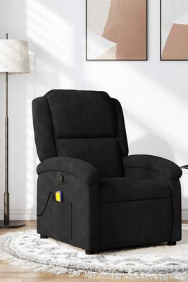 vidaXL 3205495 - Massage Recliner Chair Velvet