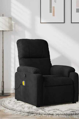 vidaXL 3206130 - Massage Recliner Chair Microfibre Fabric