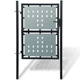 vidaXL 141687 - Portail simple de clôture 100x200 cm