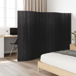 vidaXL 377001 - Cloison de séparation gris 165x400 cm bambou