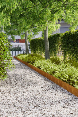 vidaXL 821892 - Bordures de pelouse 10 pcs 15x103 cm acier corten flexible