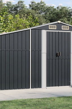 vidaXL 364518 - Abri de jardin anthracite 277x93x179 cm acier galvanisé