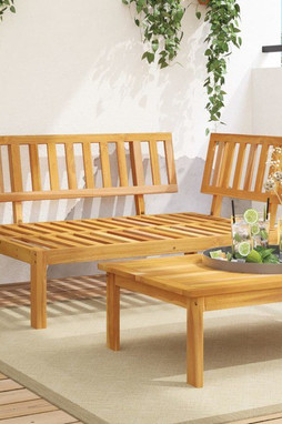 vidaXL 365844 - Canapé dangle palette de jardin bois massif dacacia