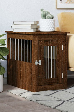 vidaXL 838315 - Dog Crate Furniture Oak 45x62x59 cm Engineered Wood