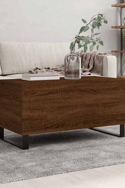 vidaXL 830987 - Coffee Table Oak 90x44.5x45 cm Engineered Wood