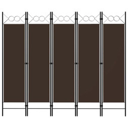 vidaXL 320708 - 5-Panel Room Divider 200x180 cm