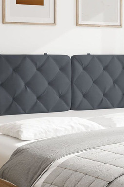 vidaXL 374746 - Headboard Cushion Dark 183 cm Velvet