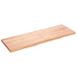 vidaXL 363723 - Wall Shelf Light 180x60x(2-6) cm Treated Solid Wood Oak