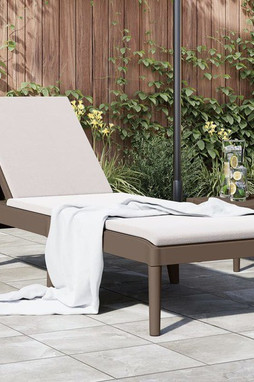 vidaXL 364217 - Sun Lounger 186x60x29 cm PP